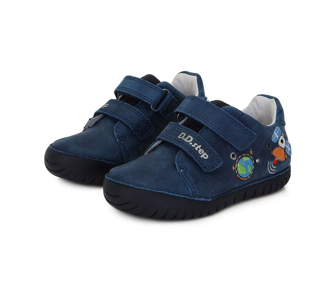 D.D.step boys navy leather shoes/LEDLights  S050-339_1619.jpg
