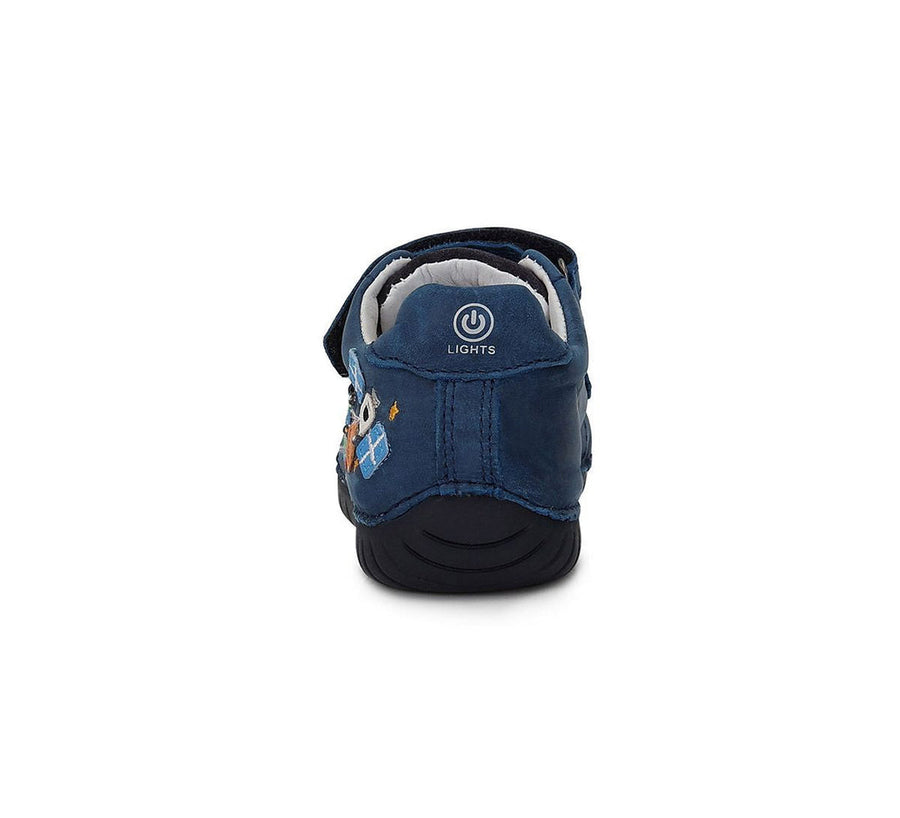 D.D.step boys navy leather shoes/LEDLights  S050-339_1620.jpg