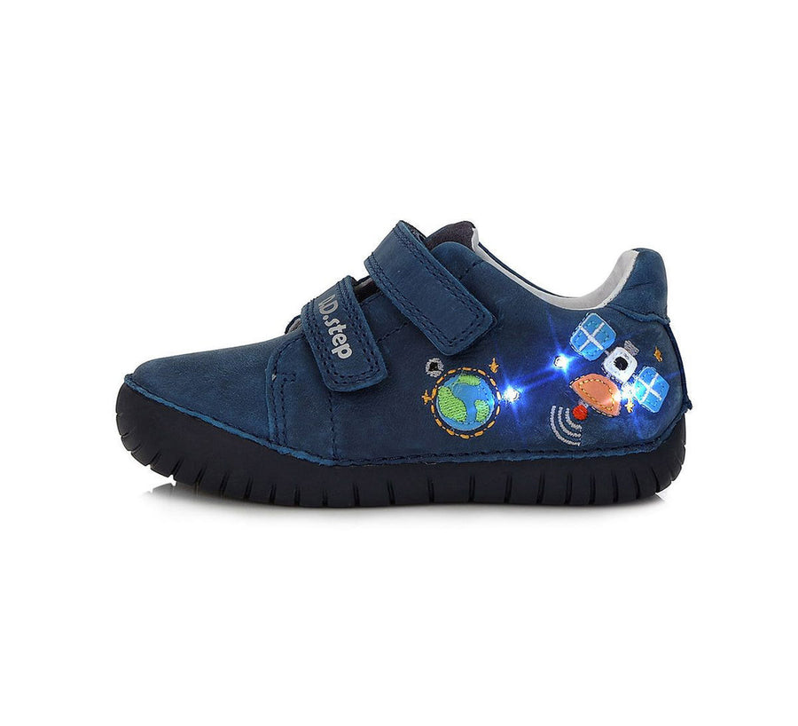 D.D.step boys navy leather shoes/LEDLights  S050-339_1621.jpg