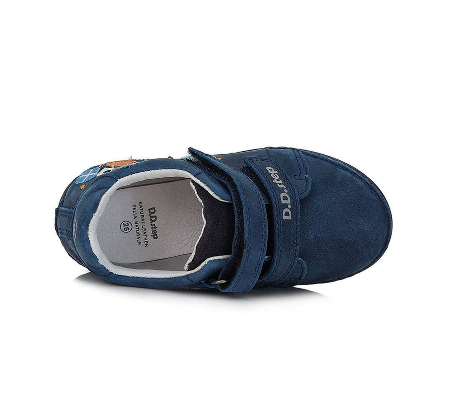 D.D.step boys navy leather shoes/LEDLights  S050-339_1623.jpg