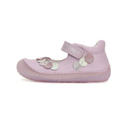 D.D.step girls barefoot leather ballerinas /Mauve H063-41152AM_3528.jpg