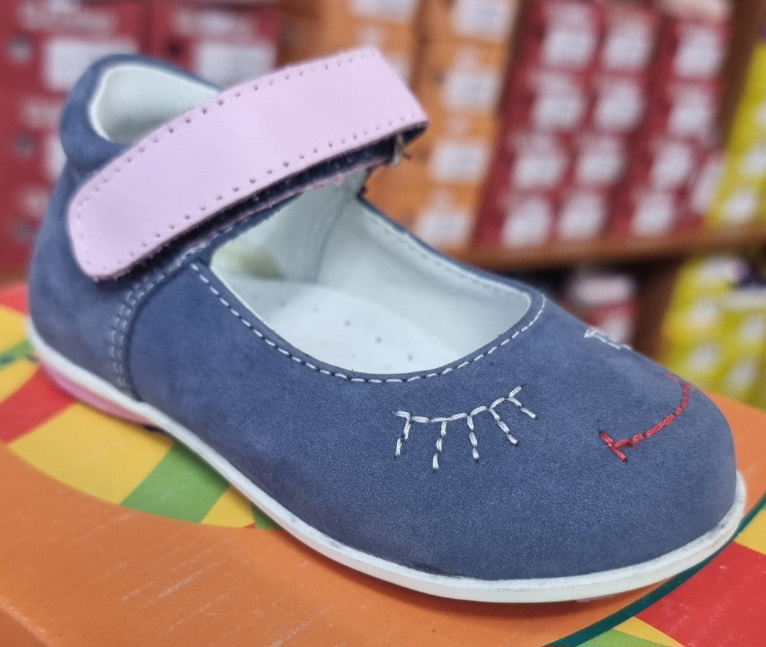 Mido Noster ballerinas, color blue._1057.jpg