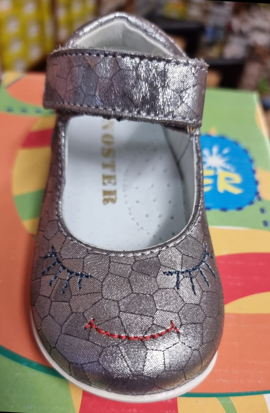 Mido Noster ballerinas, color silver._1050.jpg