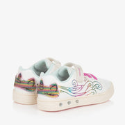 Geox Skylin Girl Shoes with lights / white/Multicolor J458WC_3385.jpg