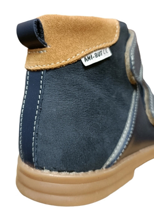 Ani-But boys prophylactic boots with Thomas heel /Navy,brown 232_2856.jpg