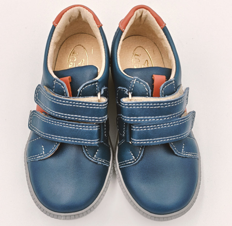 Ani-But SPORT boys prophylactic shoes /OLI, Navy, brown, grey sole_4246.jpg