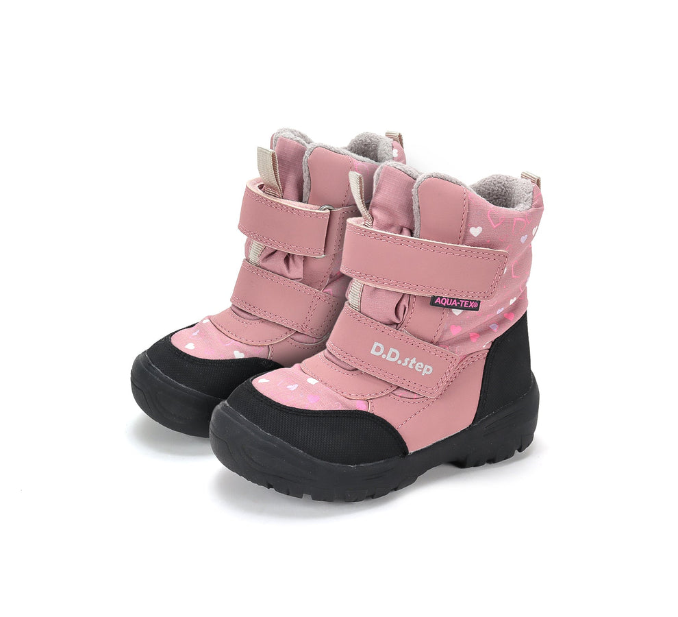 D.D. Step Girls Waterproof Boots – Pink