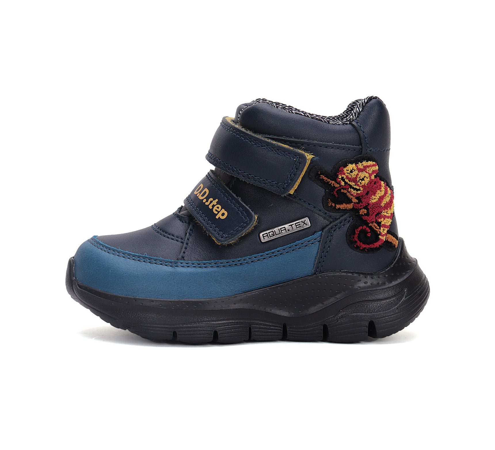 D.D.step boys Aqua-tex waterproof boots/Royal Blue  P092-42448