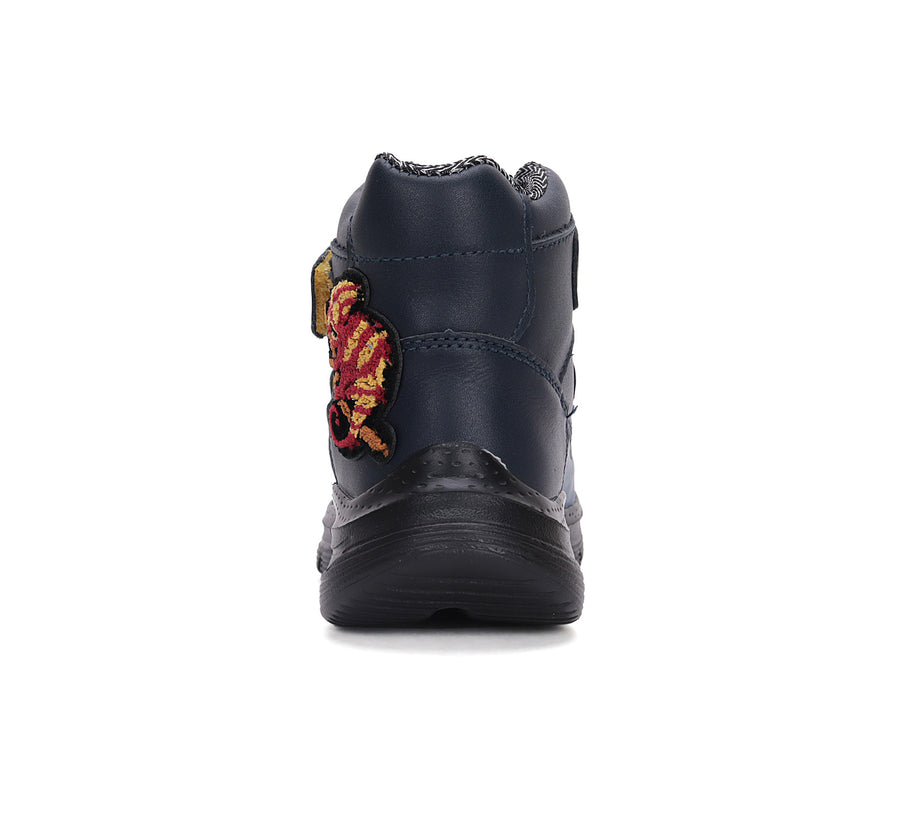 D.D.step boys Aqua-tex waterproof boots/Royal Blue  P092-42448