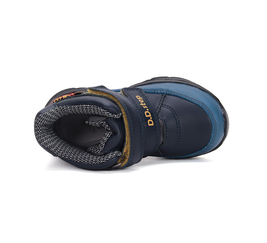D.D.step boys Aqua-tex waterproof boots/Royal Blue  P092-42448