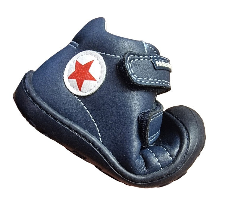 Pablosky boys navy barefoot boots 032220_2070.jpg