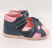 RenBut Girls leather sandals in Blue/Pink_3807.jpg