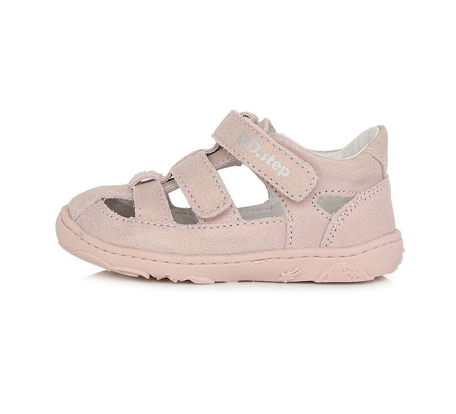 D.D.step girls barefoot leather sandals /Pink G077-360M_58.jpg
