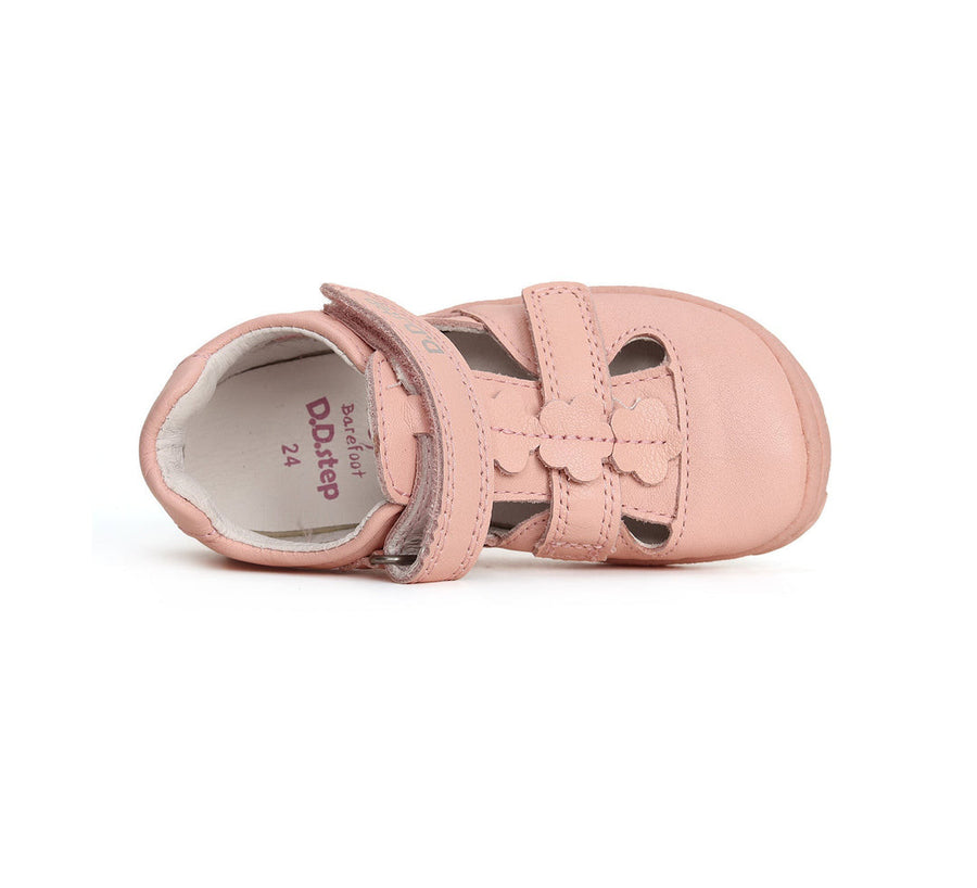 D.D.step girls barefoot leather sandals /Pink G077-41892C_3410.jpg