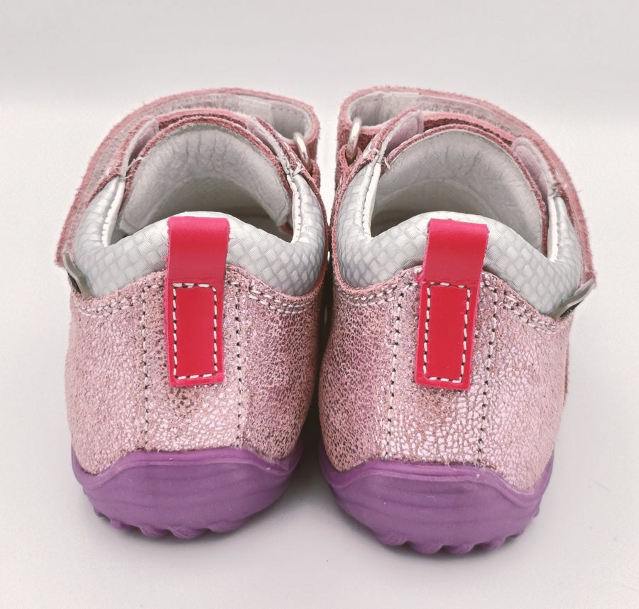 Bartek girls leather supportive shoes /fist step /junior sizes /Pink glitter 11778018_3908.jpg