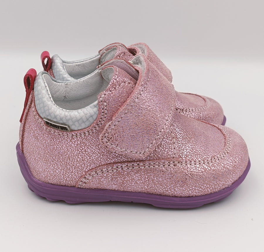 Bartek girls leather supportive shoes /fist step /junior sizes /Pink glitter 11778018_3909.jpg