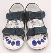 RenBut Girls leather sandals in Navy/Pink heart detail_3804.jpg