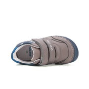 Glow in the Dark Barefoot Boy's Chocolate Leather Low Shoes (S063-52328AM)