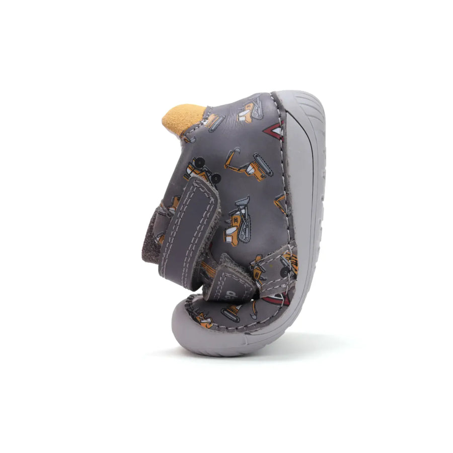 Barefoot Leather Shoes Dark Grey (S070-52480A)