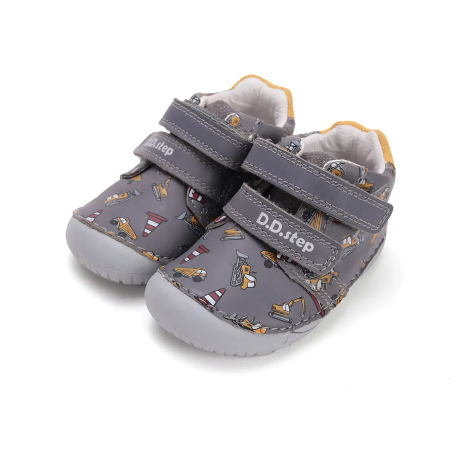 Barefoot Leather Shoes Dark Grey (S070-52480A)