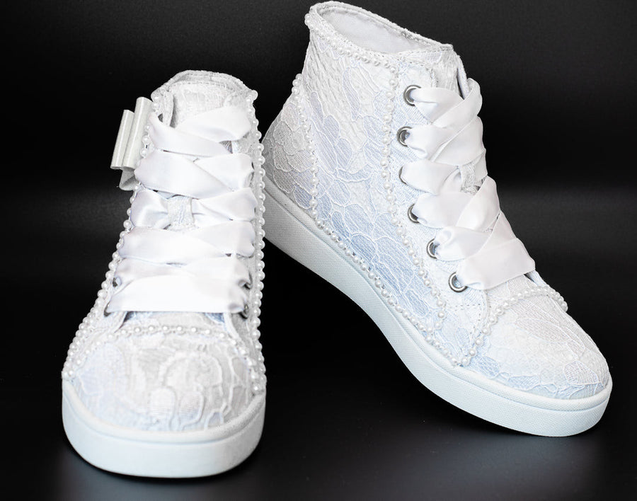 Sweeties by Sweetie Pie Hi-Top /Girls White Communion Sneaker /RAYA_3090.jpg