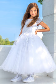Sweeties by Sweetie Pie Hi-Top /Girls White Communion Sneaker /RAYA_3107.jpg