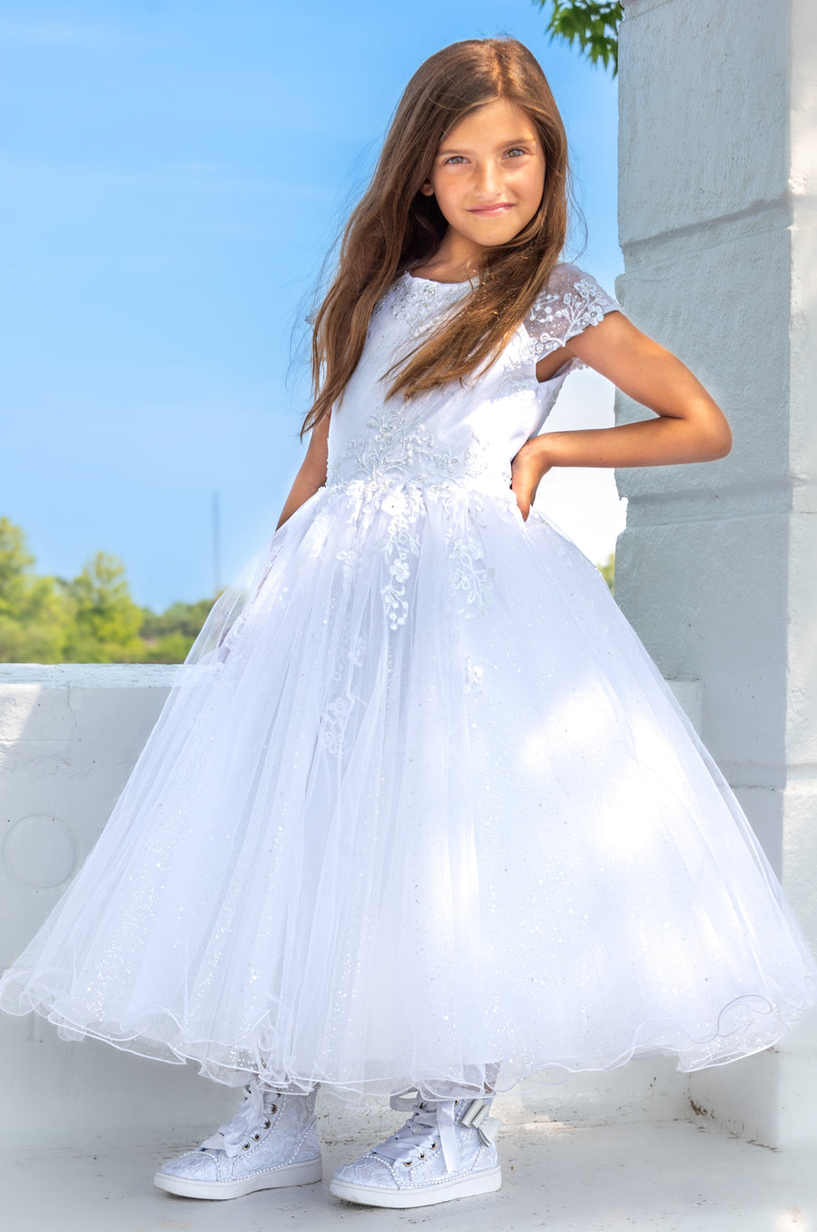 Sweeties by Sweetie Pie Hi-Top /Girls White Communion Sneaker /RAYA_3107.jpg