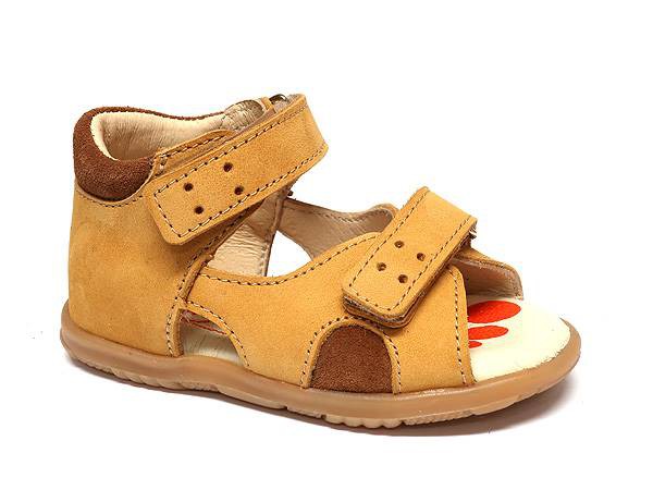 RenBut Boys leather sandals in Honey colour_176.jpg