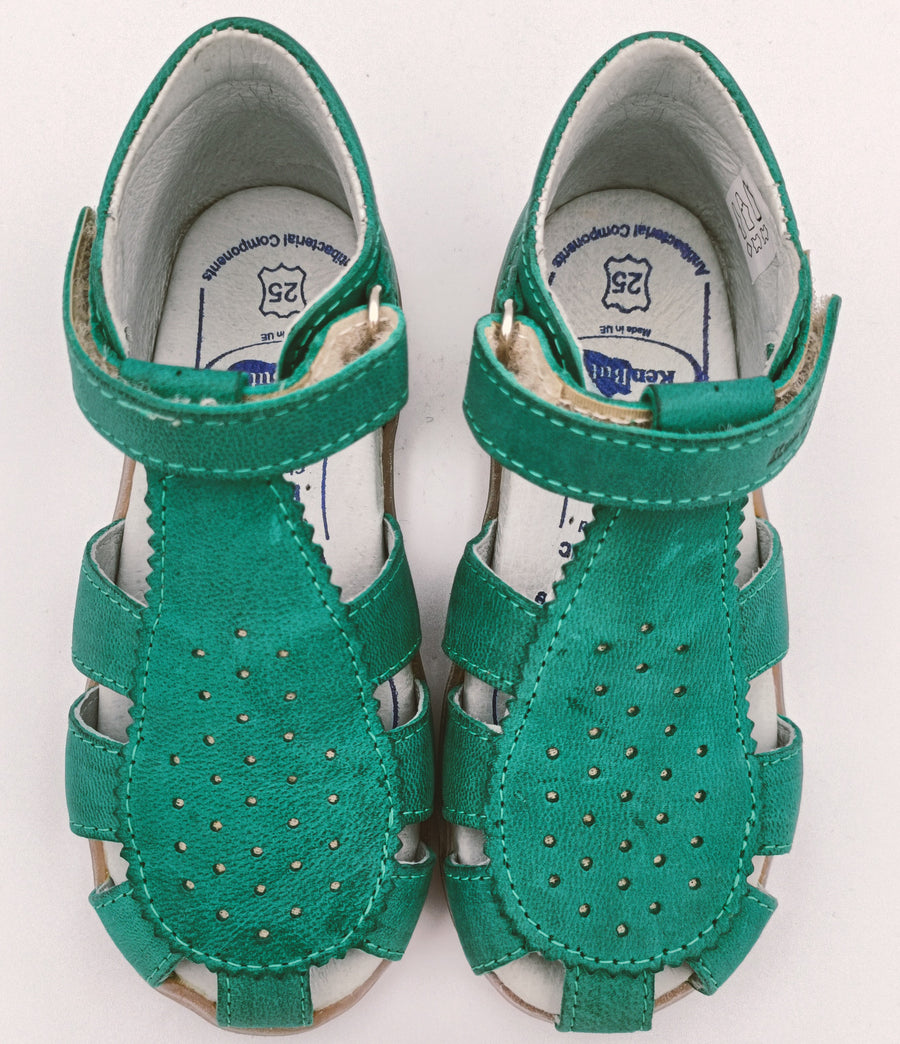 RenBut unisex leather sandals in Turquoise_3837.jpg