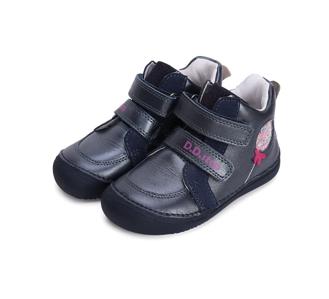 D.D.step girls leather/ barefoot boots/ Royal Blue A063-42804_4045.jpg