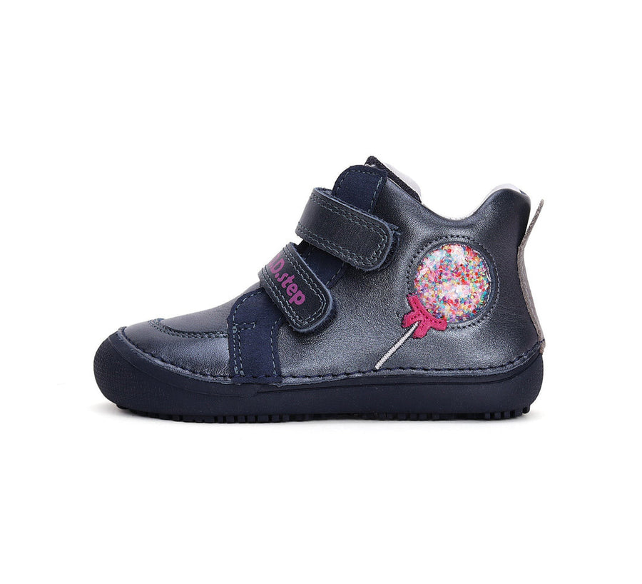 D.D.step girls leather/ barefoot boots/ Royal Blue A063-42804_4047.jpg