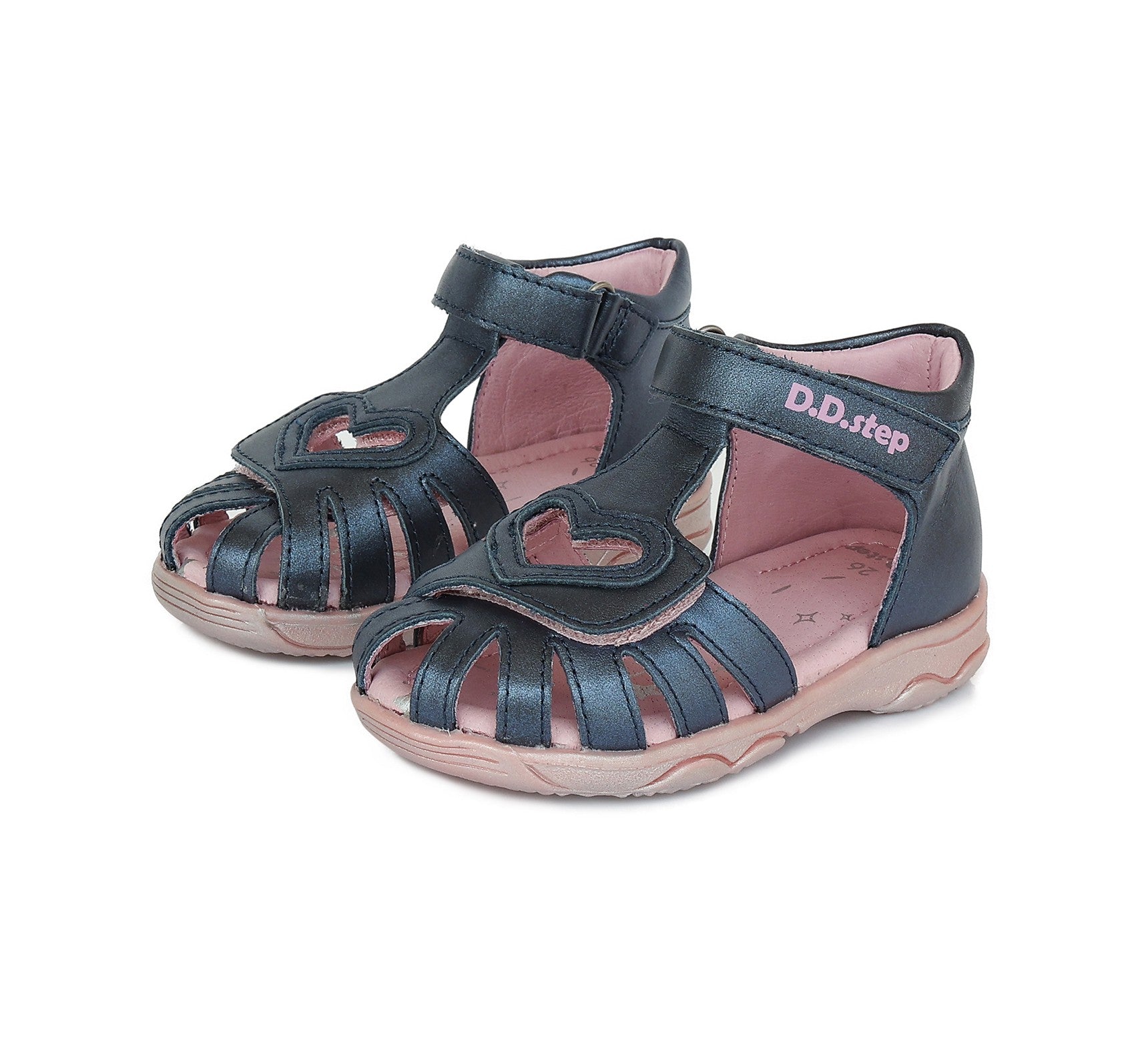D.D.step girls leather sandals /Royal Blue AC64-315AM_37.jpg