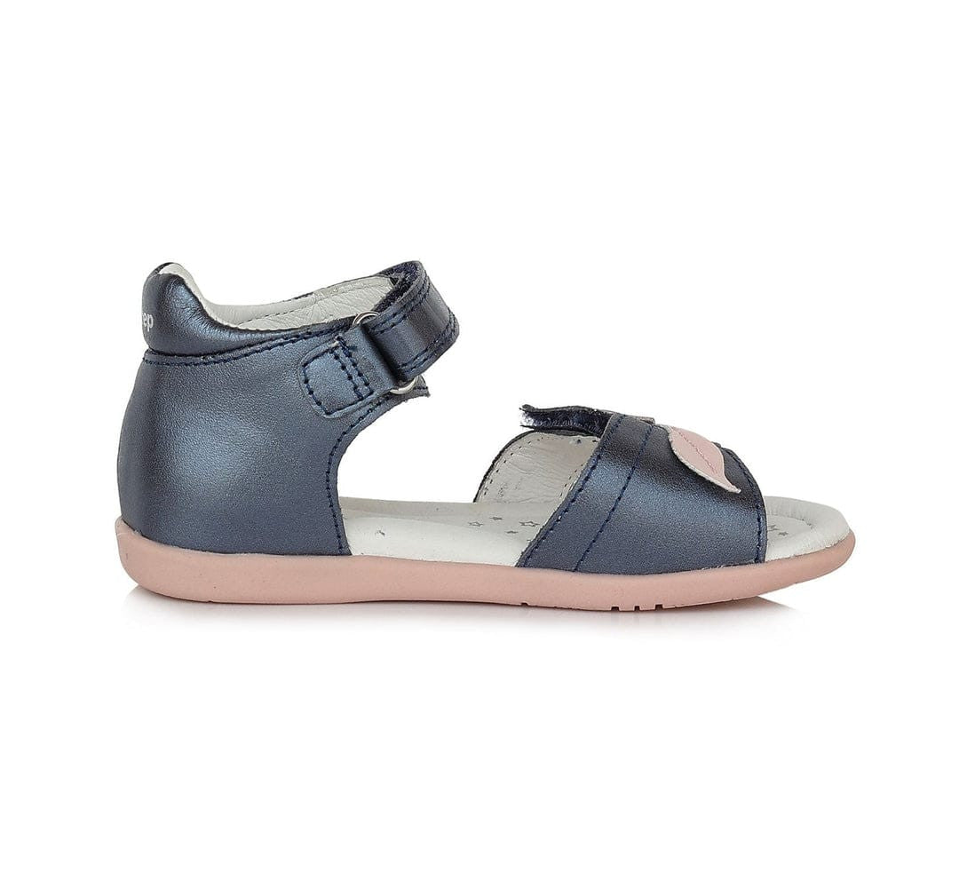 D.D.step girls leather sandals /Royal Blue G075-354AM_411.jpg