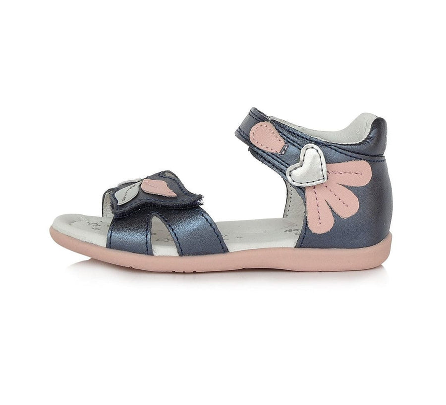 D.D.step girls leather sandals /Royal Blue G075-354AM_412.jpg