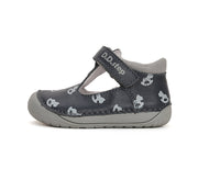 D.D.step boys barefoot sandals leather /Royal Blue H070-41464A_3191.jpg