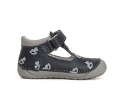 D.D.step boys barefoot sandals leather /Royal Blue H070-41464A_3192.jpg
