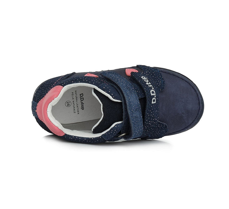 D.D.step girls water-repellence shoes/Royal Blue S040-350D_2005.jpg