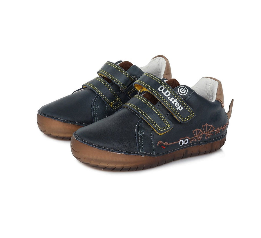 D.D.step boys navy leather shoes /LED lights /Royal Blue S050-391M_175.jpg