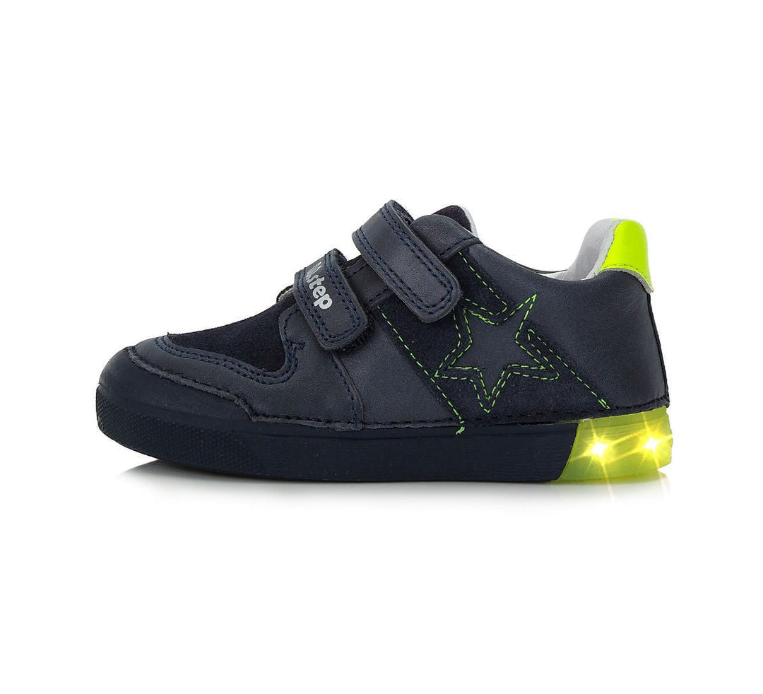 D.D.step boys leather shoes /LED lights /Royal Blue S068-388M_1799.jpg