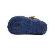D.D.step boys barefoot/ water-repellence leather shoes/Royal Blue S073-42135_4082.jpg