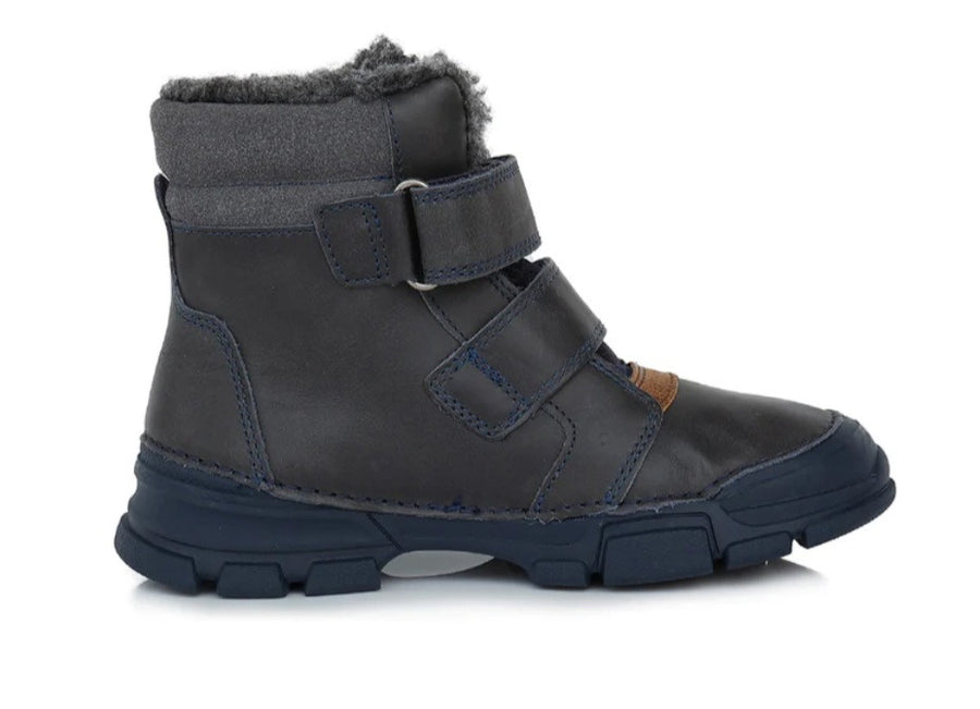D.D.step boys leather boots /warm lining/ Royal Blue W055-310L_2504.jpg