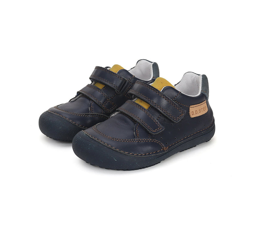 D.D.step boys leather/ barefoot/ Royal Blue shoes S063-41377AL_3255.jpg