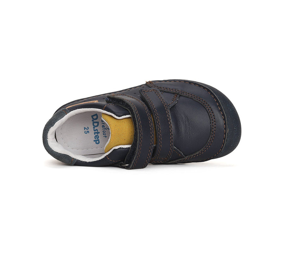 D.D.step boys leather/ barefoot/ Royal Blue shoes S063-41377AL_3258.jpg