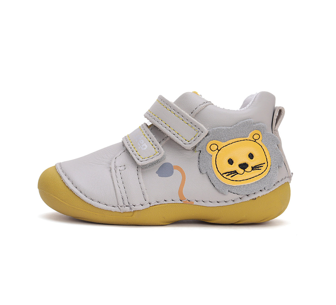 D.D. Step Boys Barefoot Shoes/ Dark Grey/Yellow( S015-51897A)