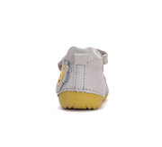 D.D. Step Boys Barefoot Shoes/ Dark Grey/Yellow( S015-51897A)