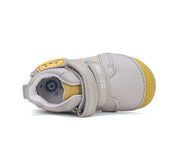 D.D. Step Boys Barefoot Shoes/ Dark Grey/Yellow( S015-51897A)