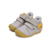 D.D. Step Boys Barefoot Shoes/ Dark Grey/Yellow( S015-51897A)