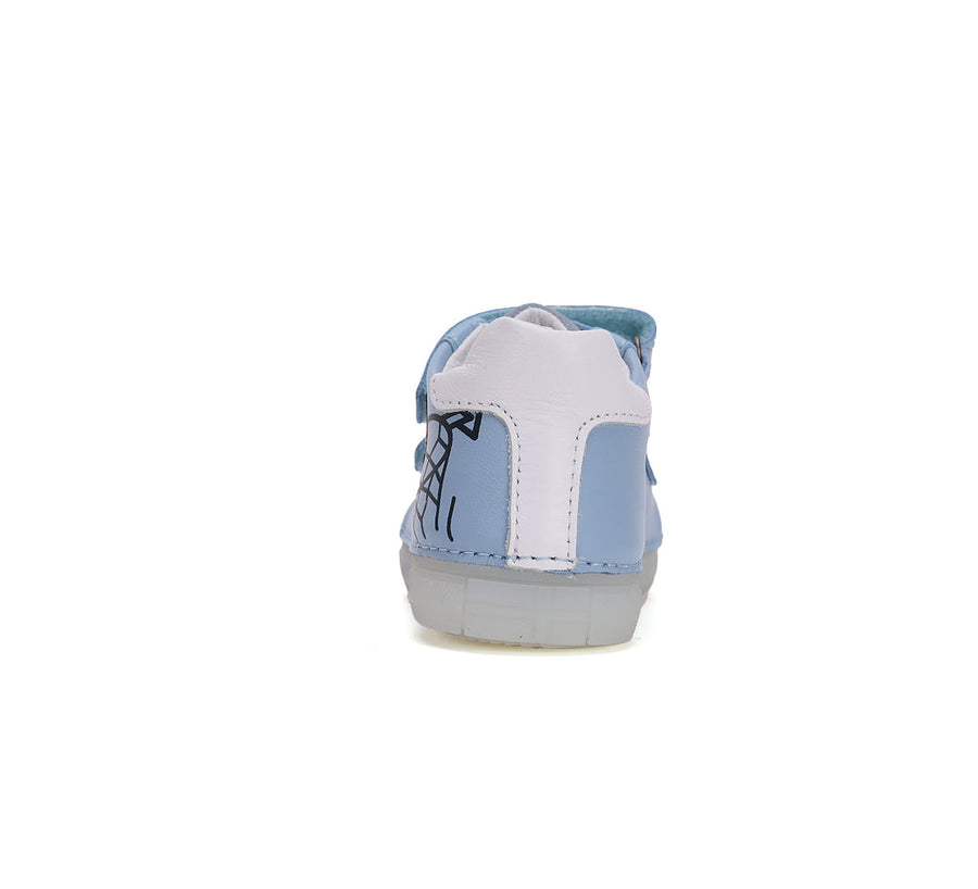 D.D.step boys leather shoes / Sky Blue S049-51676AM