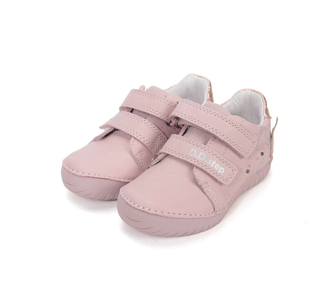 D.D.Step Girl Barefoot Unicorn Shoes in Pink colour with Led Light(S050-61970A)
