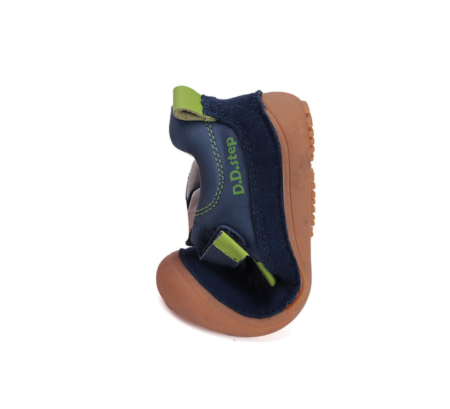 D.D.step boys barefoot leather shoes/ Royal Blue S063-51483